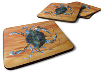 Load image into Gallery viewer, Crab Coasters - Set of 4 Lightweight Foam, Absorbent Drink Coasters