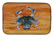 Load image into Gallery viewer, Crab Dish Drying Mat – Absorbent, Artistic Kitchen Essentials 8144DDM