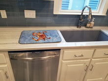Load image into Gallery viewer, Crab Dish Drying Mat – Absorbent, Artistic Kitchen Essentials 8147DDM