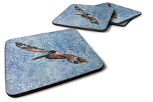 Load image into Gallery viewer, Bird - Pelican Coasters - Set of 4 Lightweight Foam, Absorbent Drink Coasters