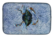 Load image into Gallery viewer, Crab Dish Drying Mat – Absorbent, Artistic Kitchen Essentials 8151DDM