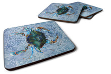 Load image into Gallery viewer, Crab Coasters - Set of 4 Lightweight Foam, Absorbent Drink Coasters