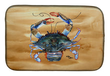 Load image into Gallery viewer, Crab Dish Drying Mat – Absorbent, Artistic Kitchen Essentials 8156DDM
