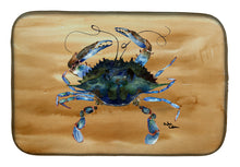 Load image into Gallery viewer, Crab Dish Drying Mat – Absorbent, Artistic Kitchen Essentials 8159DDM