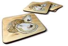 Load image into Gallery viewer, Oyster Coasters - Set of 4 Lightweight Foam, Absorbent Drink Coasters