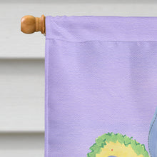 Load image into Gallery viewer, Easter Bunny Rabbit Fleur de lis Flag Canvas House Size