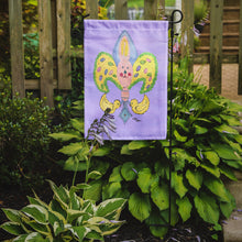 Load image into Gallery viewer, Easter Bunny Rabbit Fleur de lis Garden Flag - Outdoor Decorative Yard Flag