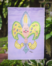Load image into Gallery viewer, Easter Bunny Rabbit Fleur de lis Garden Flag - Outdoor Decorative Yard Flag