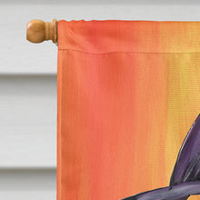 Load image into Gallery viewer, Halloween Pumpkin Bat Fleur de lis Flag Canvas House Size