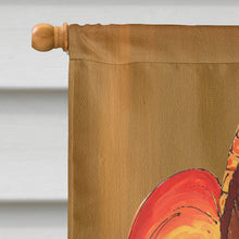 Load image into Gallery viewer, Thanksgiving Turkey Fleur de lis Flag Canvas House Size