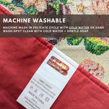 Load image into Gallery viewer, DaDa Bedding Set of 4-Pieces Sweet Love Notes Pink Floral Tapestry Dining Table Placemats 13” x 19”