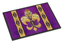 Load image into Gallery viewer, Tiger Football Fleur de lis  Doormat - 24x36 Decorative Floor Mat – Indoor/Outdoor Rug