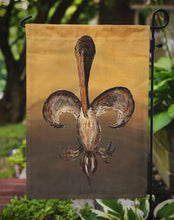 Load image into Gallery viewer, Pelican Fleur de lis Garden Flag – Decorative Outdoor Yard Flag