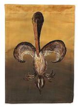 Load image into Gallery viewer, Pelican Fleur de lis Garden Flag – Decorative Outdoor Yard Flag