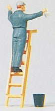 Load image into Gallery viewer, Preiser 28048 HO Scale Passenger Car Window Washer w/Ladder