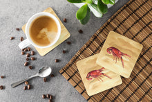 Load image into Gallery viewer, Crawfish Coasters - Set of 4 Lightweight Foam, Absorbent Drink Coasters