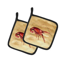 Load image into Gallery viewer, Crawfish Pot Holders - Set of 2 Decorative Kitchen Helpers | Made in the USA 8230PTHD