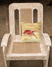 Load image into Gallery viewer, Crawfish Throw Pillow - 14x14 Decorative Pillow – Art for Your Home &amp; Patio 8230PW1414