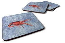 Load image into Gallery viewer, Crawfish Coasters - Set of 4 Lightweight Foam, Absorbent Drink Coasters
