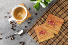 Load image into Gallery viewer, Crawfish Coasters - Set of 4 Lightweight Foam, Absorbent Drink Coasters