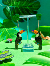 Load image into Gallery viewer, Toucans Acrylic Earrings