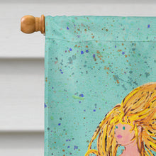 Load image into Gallery viewer, Mermaid Flag Canvas House Size
