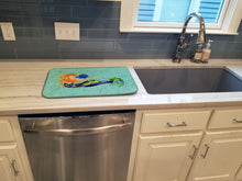 Load image into Gallery viewer, Mermaid Dish Drying Mat – Absorbent, Artistic Kitchen Essentials 8336DDM