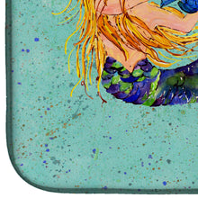 Load image into Gallery viewer, Mermaid Dish Drying Mat – Absorbent, Artistic Kitchen Essentials 8336DDM