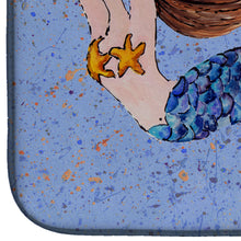 Load image into Gallery viewer, Mermaid  Dish Drying Mat – Absorbent, Artistic Kitchen Essentials 8337DDM
