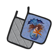 Load image into Gallery viewer, Mermaid  Pot Holders - Set of 2 Decorative Kitchen Helpers | Made in the USA 8337PTHD