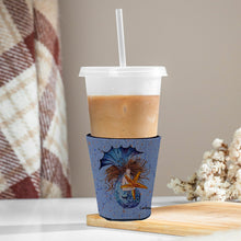 Load image into Gallery viewer, Mermaid Brunette Mermaid Cup Hugger - Reusable Party Cup Sleeve with Personality