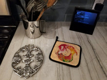 Load image into Gallery viewer, Mermaid Pot Holders - Set of 2 Decorative Kitchen Helpers | Made in the USA 8339PTHD