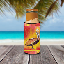 Load image into Gallery viewer, Brown Pelican Hot and Spicy Slim Can Hugger – Fun &amp; Functional Drink Coolers 8344MUK