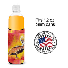 Load image into Gallery viewer, Brown Pelican Hot and Spicy Slim Can Hugger – Fun &amp; Functional Drink Coolers 8344MUK