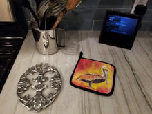 Load image into Gallery viewer, Pelican Pot Holders - Set of 2 Decorative Kitchen Helpers | Made in the USA 8344PTHD
