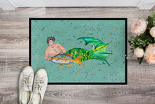 Load image into Gallery viewer, Merman  Doormat - 24x36 Decorative Floor Mat – Indoor/Outdoor Rug
