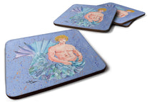 Load image into Gallery viewer, Merman Coasters - Set of 4 Lightweight Foam, Absorbent Drink Coasters