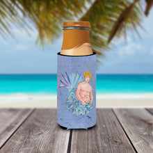 Load image into Gallery viewer, Blonde Merman Slim Can Hugger – Fun &amp; Functional Drink Coolers 8347MUK
