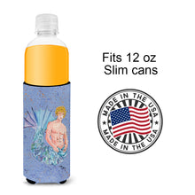 Load image into Gallery viewer, Blonde Merman Slim Can Hugger – Fun &amp; Functional Drink Coolers 8347MUK