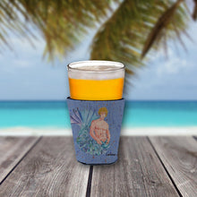Load image into Gallery viewer, Merman Blonde Hair Merman Cup Hugger - Reusable Party Cup Sleeve with Personality