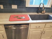 Load image into Gallery viewer, Merman Dish Drying Mat – Absorbent, Artistic Kitchen Essentials 8348DDM