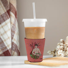 Load image into Gallery viewer, Merman Brunette Hair Merman Cup Hugger - Reusable Party Cup Sleeve with Personality