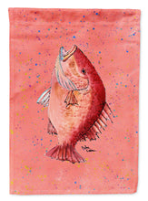 Load image into Gallery viewer, Fish Strawberry Snapper Flag Canvas House Size