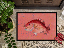 Load image into Gallery viewer, Strawberry Snapper Doormat - 24x36 Decorative Floor Mat – Indoor/Outdoor Rug