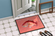 Load image into Gallery viewer, Strawberry Snapper Doormat - 24x36 Decorative Floor Mat – Indoor/Outdoor Rug