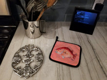 Load image into Gallery viewer, Strawberry Snapper Pot Holders - Set of 2 Decorative Kitchen Helpers | Made in the USA 8351PTHD