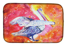 Load image into Gallery viewer, Pelican Dish Drying Mat – Absorbent, Artistic Kitchen Essentials 8360DDM