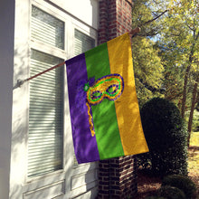 Load image into Gallery viewer, Mardi Gras Mask Flag Canvas House Size
