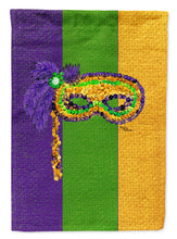 Load image into Gallery viewer, Mardi Gras Mask Flag Canvas House Size