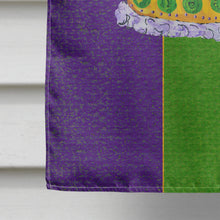 Load image into Gallery viewer, King's Crown Mardi Gras Flag Canvas House Size